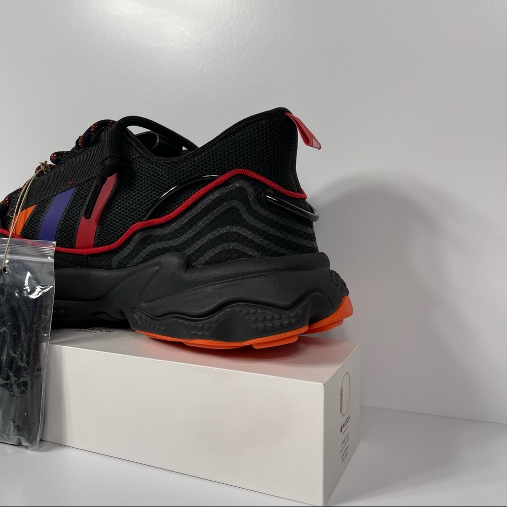 ADIDAS OZWEEGO ZIP CHINESE NEW YEAR MENS SHOES SIZE 11 BLACK RED PURPLE ORANGE - Picture 10 of 10